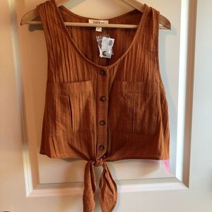 Crop Tank With Tie
